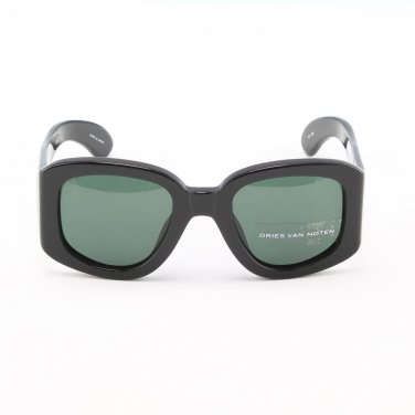 Dries Van Noten x Linda Farrow Women's Black Acetate Angular Sunglasses RARE NWT