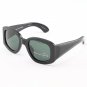 Dries Van Noten x Linda Farrow Women's Black Acetate Angular Sunglasses RARE NWT