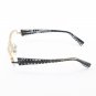 Alain Mikli Eyeglasses AL0695 Col. 8 Burnished Brass Metallic Frame with Black and Clear Temples