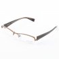 Alain Mikli Eyeglasses AL0656 Col. 16 Bronze Metallic Frame with Dark Brown Temples