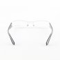 Alain Mikli Eyeglasses AL0656 Col. 15 Contemporary White with Black and White Temples