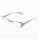 Alain Mikli Eyeglasses AL0613 Col. 18 Matte Silver Frame with Translucent Silver Temples