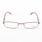 Alain Mikli Eyeglasses AL0613 Col. 14 Dark Raspberry Metallic Frame with Black and Red Temples
