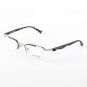 Alain Mikli Eyeglasses AL0556 Col. 8 Silver and Black Frame with Black Geometric Temples