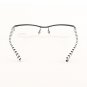 Alain Mikli Eyeglasses AL0523 Col. 11 Black Metal Frame with Black and White Checkerboard Temples