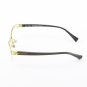 Alain Mikli Eyeglasses AL111 Col. 5 Burnished Gold with Amber Temples
