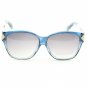 Prototype by Yohji Yamamoto 018 Claw Sunglasses Col. 04 Crystal & Blue with Grey Gradient Lenses
