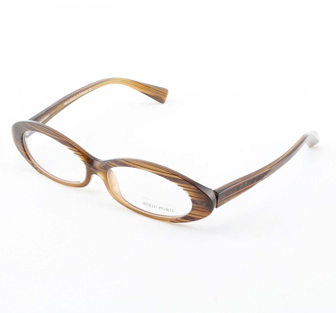 Alain Mikli Eyeglasses AL1037 Col. 230 Iridescent Light Brown
