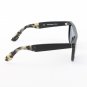 Super Flat Top 907/3T Sunglasses Black Puma with Blue Zeiss Lenses by RETROSUPERFUTURE