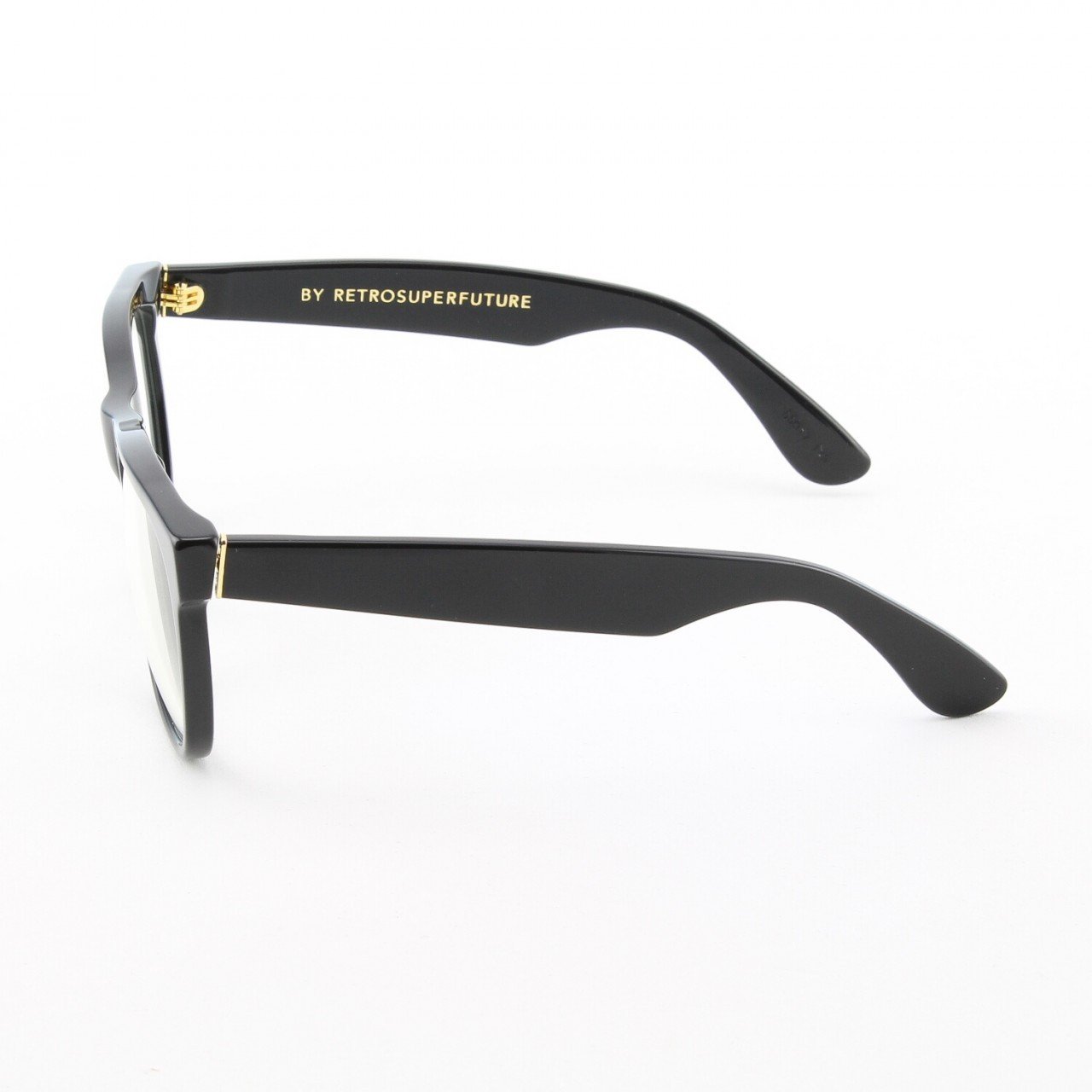 Super Classic 609/0T Eyeglasses Black Gold with Clear Zeiss Lenses by ...