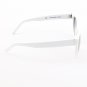 Super Topski 211 Sunglasses White with White Detachable Leather Sides by RETROSUPERFUTURE