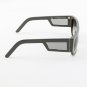Super SideViews 214 Sunglasses Grey and Black with Black Zeiss Lenses by RETROSUPERFUTURE