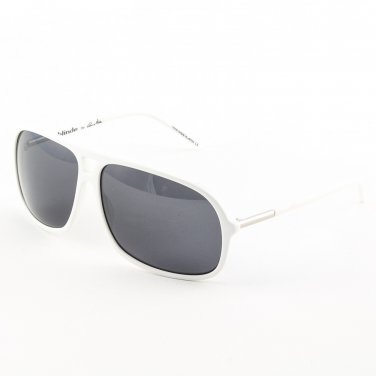 Blinde Lights Out Unisex Sunglasses Col. White Pearl with Solid Grey Lenses
