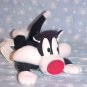 7" long The Looney Tunes SYLVESTER Cat Bean Bag Plush
