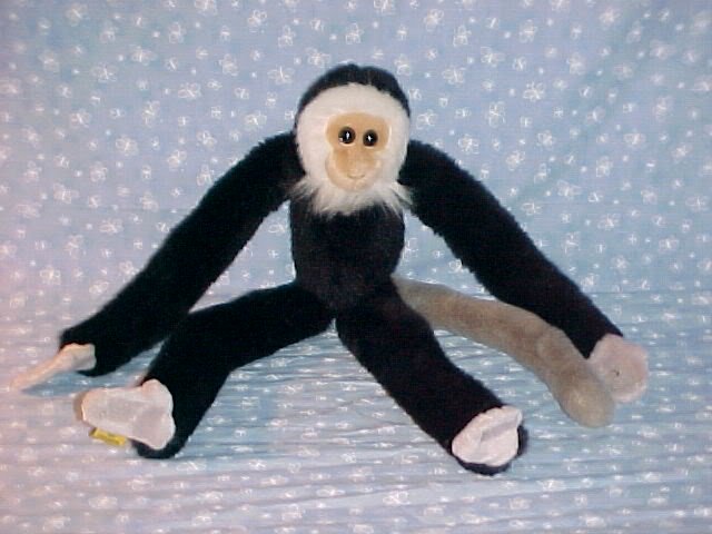 17" long Wild Republic SPIDER MONKEY Hanging Plush