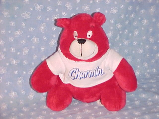 red bear stuffed animal