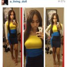 XS Motel Color Block Dress