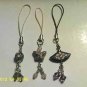 Lot~ 3 Phone Charms~Assorted Colors~$2 Ship-02