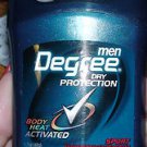 Lot of 9 Degree Men Anti-Deodorant Body Heat Activated "Sport" 1.7oz
