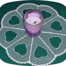 Crochet Heart Doily 5x7 Machine Embroidery Designs
