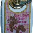 FSL & Applique Sleeping Horse Door Sign 5x7 Machine Embroidery Designs