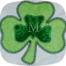 Double Shamrock Applique Blanket 5x7 Machine Embroidery Designs