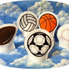 Tea Light Shades Sports Theme Machine Embroidery Designs