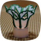 Christmas Tree Cutout Tea Light Shade Machine Embroidery Designs