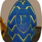 Chevron Egg Monogram Tea Light Cover Machine Embroidery Designs