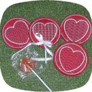 Heart Motif Sucker Covers Machine Embroidery Designs