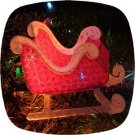 3D FSL Sleigh Tea Light Delite 4x4 Machine Embroidery Designs