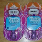 Lot of 2 Packs Gillette Venus Embrace Razors   ~~~~FREE SHIPPING~~~ #119