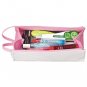 Kokuyo C2 Tray Type Pencil Case - Light Gray Pink