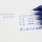Pentel EnerGel Euro Needle-Point Gel Ink Pen - 0.35 mm - Black