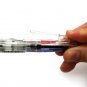 Zebra Clip-On G Series 3 Color Ballpoint Multi Pen 0.7 mm Clear Body