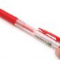 Zebra Sarasa Push Clip Gel Ink Pen 0.4 mm Red Ink