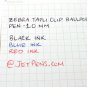 Zebra Tapli Clip Ballpoint Pen 1.0mm Black Body Black Ink