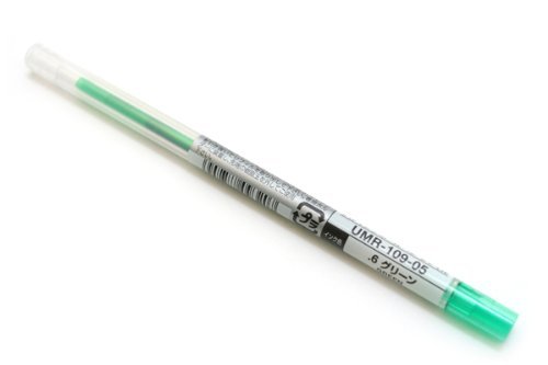 Uni Style Fit Gel Multi Pen Cartridge 0.5 mm Green Color