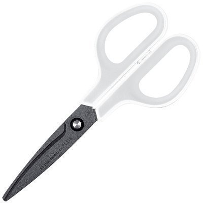 PLUS FITCUT CURB SC 175SF White/Gray|Sharp cutting and optimal comfort scissors