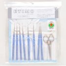 ETIMO tulip pattern with lace needle set Royal Silver TLS-001 (japan import)