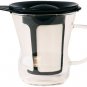 Hario 1-Cup Tea Maker, Natural Black