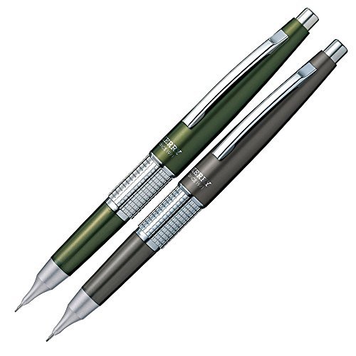 Pentel Sharp Kerry Mechanical Pencil 0.5mm Smoky Gray & Olive Green