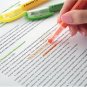 Kokuyo Beetle Tip 3way Highlighter Pen - Orange