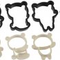 CuteZcute Panda Cookie Cutter Set 12 Piece Set