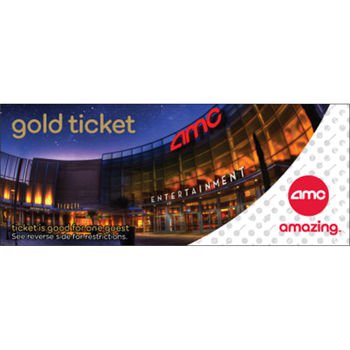 2 AMC GOLD TICKETS