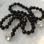 JUDITH McCANN Vintage FRENCH JET Necklace w/ Shuvon Clasp