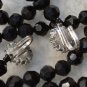 JUDITH McCANN Vintage FRENCH JET Necklace w/ Shuvon Clasp