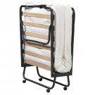 Luxor Folding Bed with Mattress - Roll Away Bed/Cot