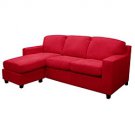Red Reversible Sectional Sofa