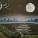 lake at midnight